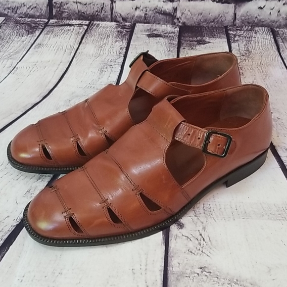 Louis Dell'Olio BrownLeather Sandals - 12M - EUC - Picture 3 of 10